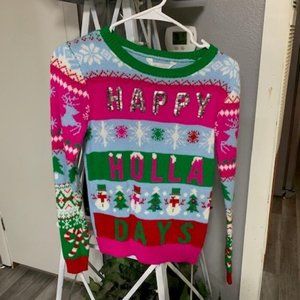 No Boundaries Christmas Sweater Size XS Size 1
